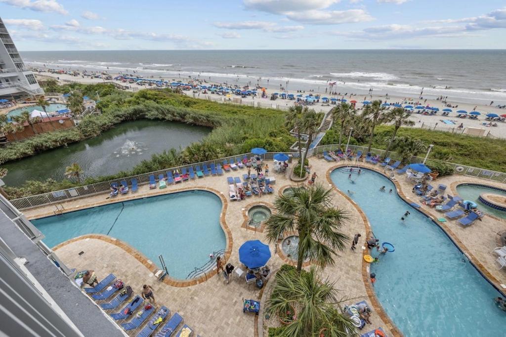 Direct Oceanfront- King Bedroom- Amazing Views/Pools/Hot Tubs/Beach Access/Golf Myrtle Beach Exterior photo